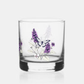 Lilac Butterfly Bush Whisky Glas (Achterkant)