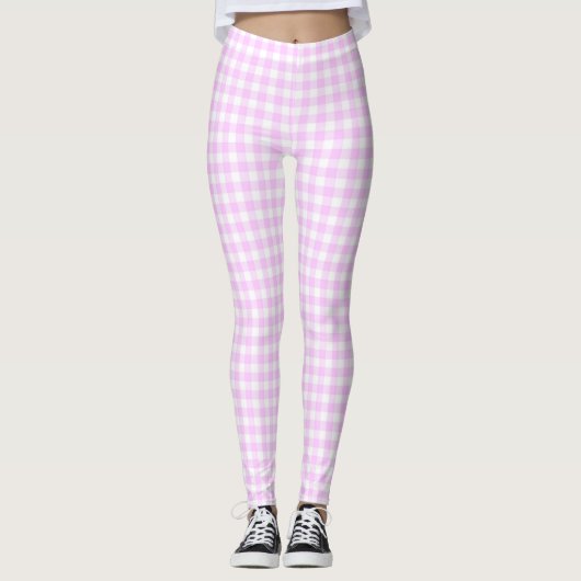 Lilac Check Leggings (Devant)