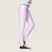 Lilac Check Leggings (Droite)