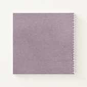 Lilac Cher Bump Keepsaké Journal de grossesse (Dos)