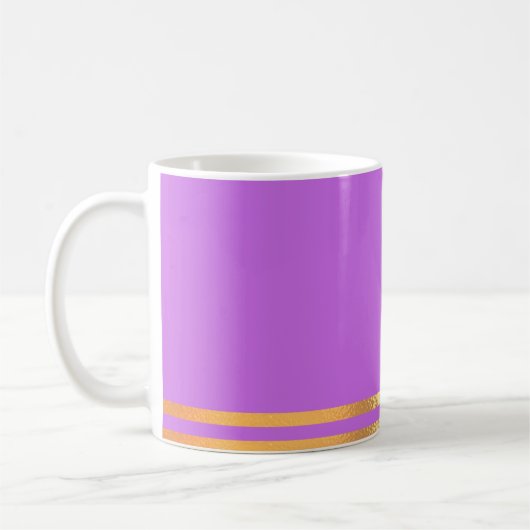 Lilac et Mug de café moulé à l'or (Gauche)