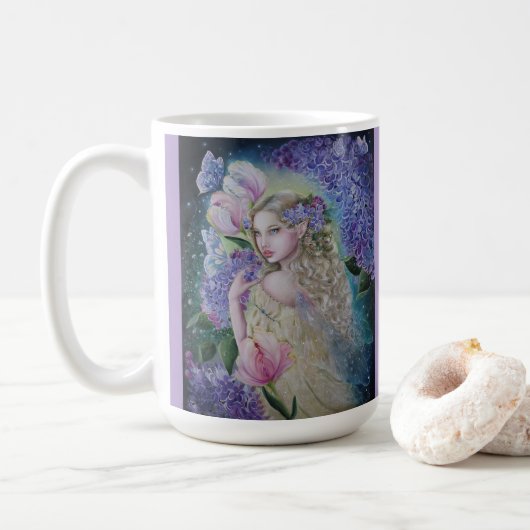 Lilac fairy mug (Avec donut)