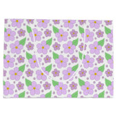 Lilac Fleurs Grand Sac Cadeau (Dos)