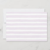 Lilac Floral Photo Graduation Party Invitation (Dos)