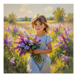 Lilac Flower Perfect Poster
