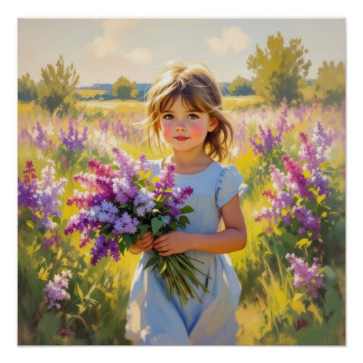 Lilac Flower Perfect Poster (Voorkant)