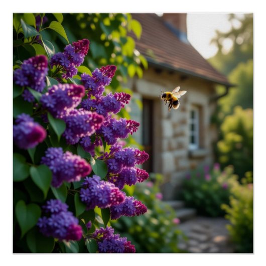 Lilac Flower Perfect Poster (Voorkant)