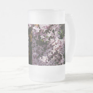 Lilac Fragrant Verre Frosted Beer Mug