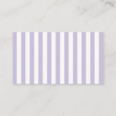Lilac Gris Laveuse Baby shower Cartes de Violet (Dos)