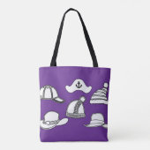 Lilac Hat Bag Fun Tote (Dos)