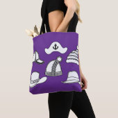 Lilac Hat Bag Fun Tote (De près)