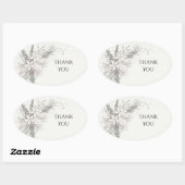 Lilac Hydrangea Bloemige Bedank Sticker (Vel)