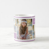 Lilac I love You Photo Collage | Mug (Centre)