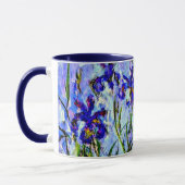 Lilac Irises par Claude Monet Mug (Gauche)