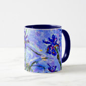Lilac Irises par Claude Monet Mug (Devant droit)