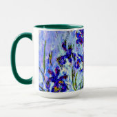 Lilac Irises par Claude Monet Mug (Gauche)