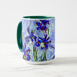Lilac Irises par Claude Monet Mug