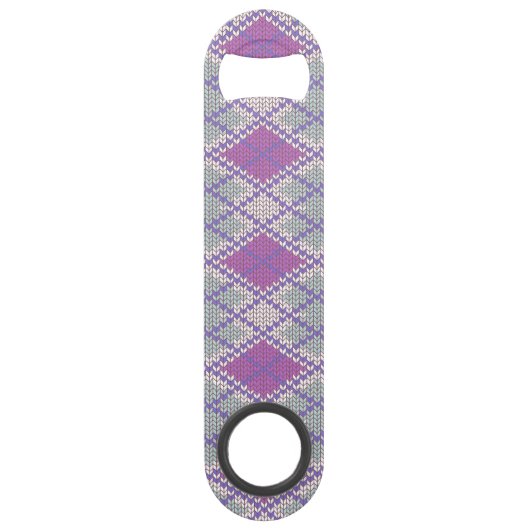 LILAC JACQUARD KNIT Speed Bottle Opener (Devant)