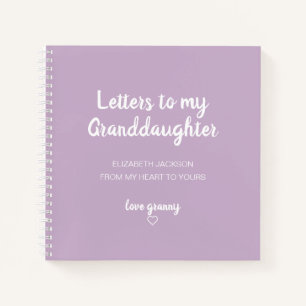 Lilac Lettres au livre de mémoire de ma petite-fil