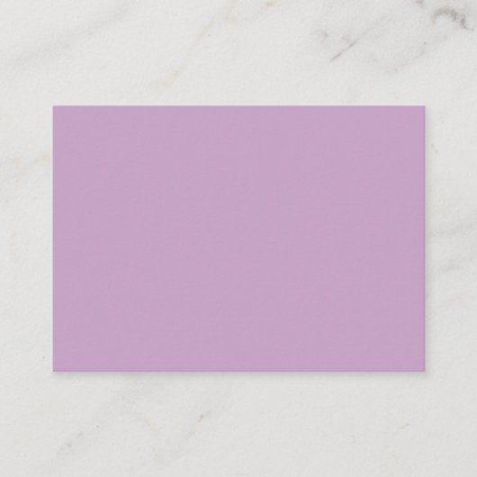 Lilac Mighty Carte de visite (Devant)