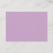 Lilac Mighty Carte de visite (Dos)