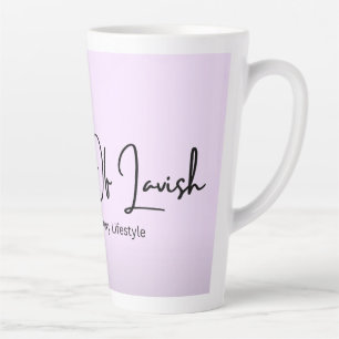 Lilac Noir Ombre Latte Mok luxe koffiemok
