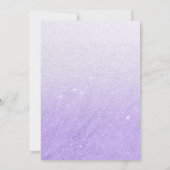 Lilac pailleté dégradé coquette bow Merci (Dos)