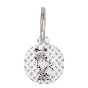 Lilac Point Tabby Birman/Ragdoll Kat & Huisdier In Huisdierpenning