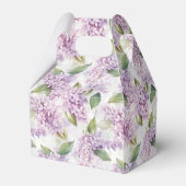 Lilac Print Feestelijke Behandeldoos Bedankdoosjes (Achterkant)