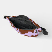 Lilac Purple moderne et peau Brown de vache Imprim (Ouvrir)