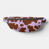 Lilac Purple moderne et peau Brown de vache Imprim (Poser)