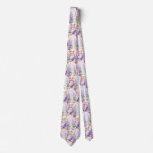 Lilac Purple Teddy Bear Cravate (Devant)