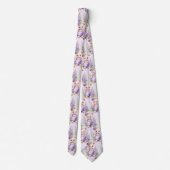 Lilac Purple Teddy Bear Cravate (Dos)