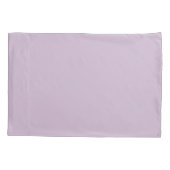 Lilac Purple Wavy Scallop Frame Monogram Kussensloop (Achterkant)