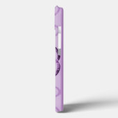 Lilac scrollwork motif Coque-Mate coque iphone (Verso / Gauche)