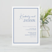 Lilac Soft Simple Spring Wedding Invitation (Debout devant)
