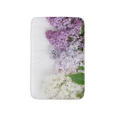 Lilac Spring Bath Mat | Floral Memory Foam Rug (Voorkant Verticaal)