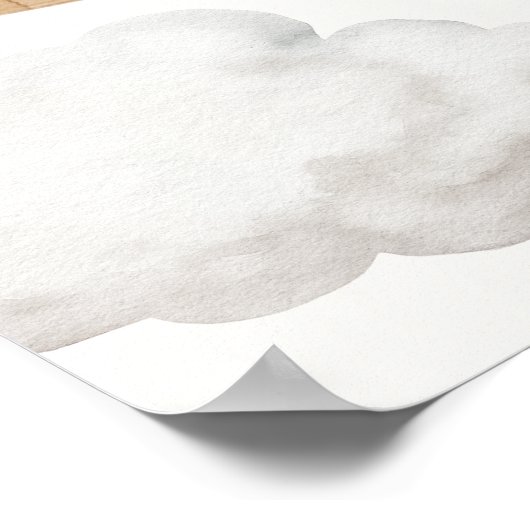 Lilac Teddy Bear Beary Première Affiche de bienven (Coin)