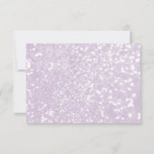 Lilac turquoise paarse marmer glitters Bedankt  (Achterkant)