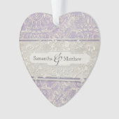 Lilac Vintage français Régence Lace Mariage dressé (devant)