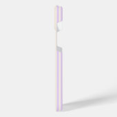 Lilac violet et beige cinq bandes motif (Côté gauche)