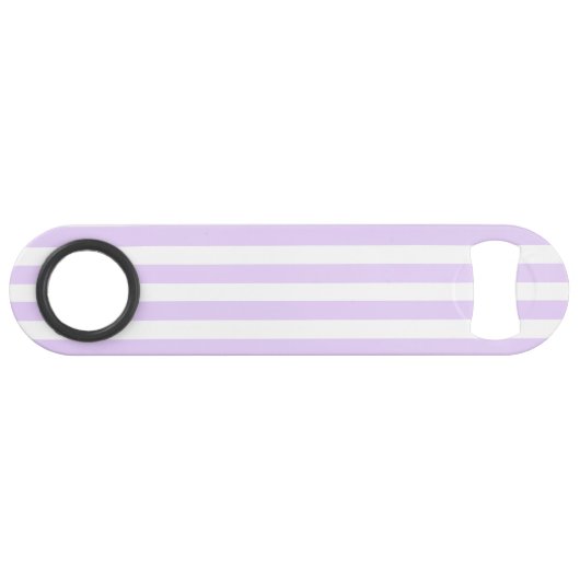 Lilac violet et blanc bonbons rayures (Dos Horizontal)