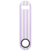 Lilac violet et blanc bonbons rayures (Devant)