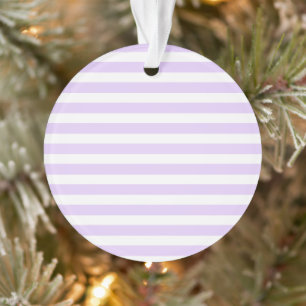 Lilac violet et blanc bonbons rayures