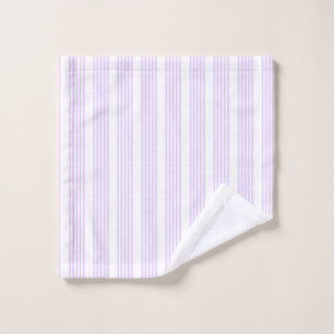 Lilac violet et blanc cinq bandes motif