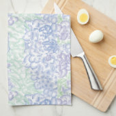 Lilac Watercolor Design Theedoek (Quarter Fold)
