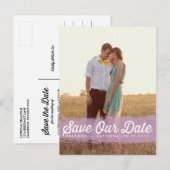 LILAC WATERCOLOR SPLASH | ENREGISTRER LA CARTE POS (Devant / Derrière)