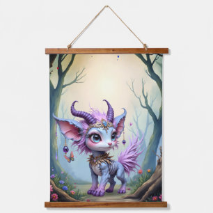 Lilac Whisper – Betoverde Boswachter. Hangend Wandkleed