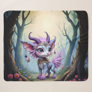 Lilac Whisper – Betoverde Boswachter. Sherpa Deken