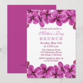 Lilac Wreath Fête des Mères Brunch Invitation (Devant / Derrière)